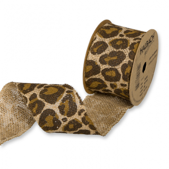 Jute-Druckband "Leo / Zebra" Leo