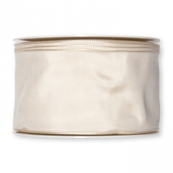 Standard Drahtkantenband 60 mm | Creme (70)