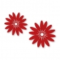 Filz-Sortiment "Blten" 2 Gren im Set, Farbe: rot