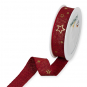 Druckband "Sterne", Farbe: Rot/Gold