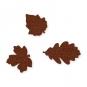 Filz-Sortiment Herbstbltter, Farbe: braun