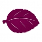 Filz-Deko "Herbstblatt", Farbe: Purple